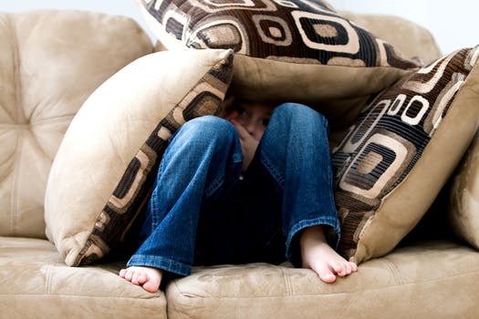 Clean T.O: Stop Cleaning up After Your Kids hiding in couch