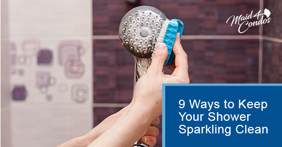 Tips to keep your shower sparkling clean