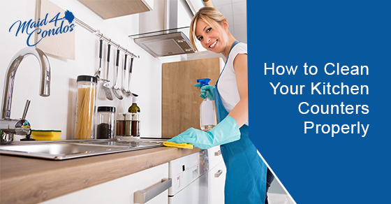 Tips for cleaning your kitchen counters