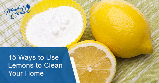 How to use lemons to clean your home?