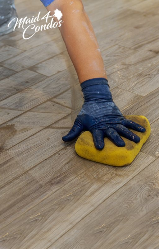 How to clean kitchen floor grout