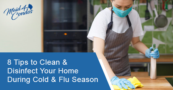 8 Tips to Clean & Disinfect Your Home During Cold & Flu Season