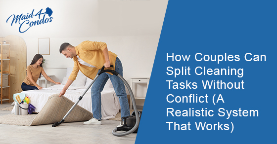 How couples can split cleaning tasks without conflict (A realistic system that works)